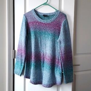 Erica long sleeve blue red pink sweater pm